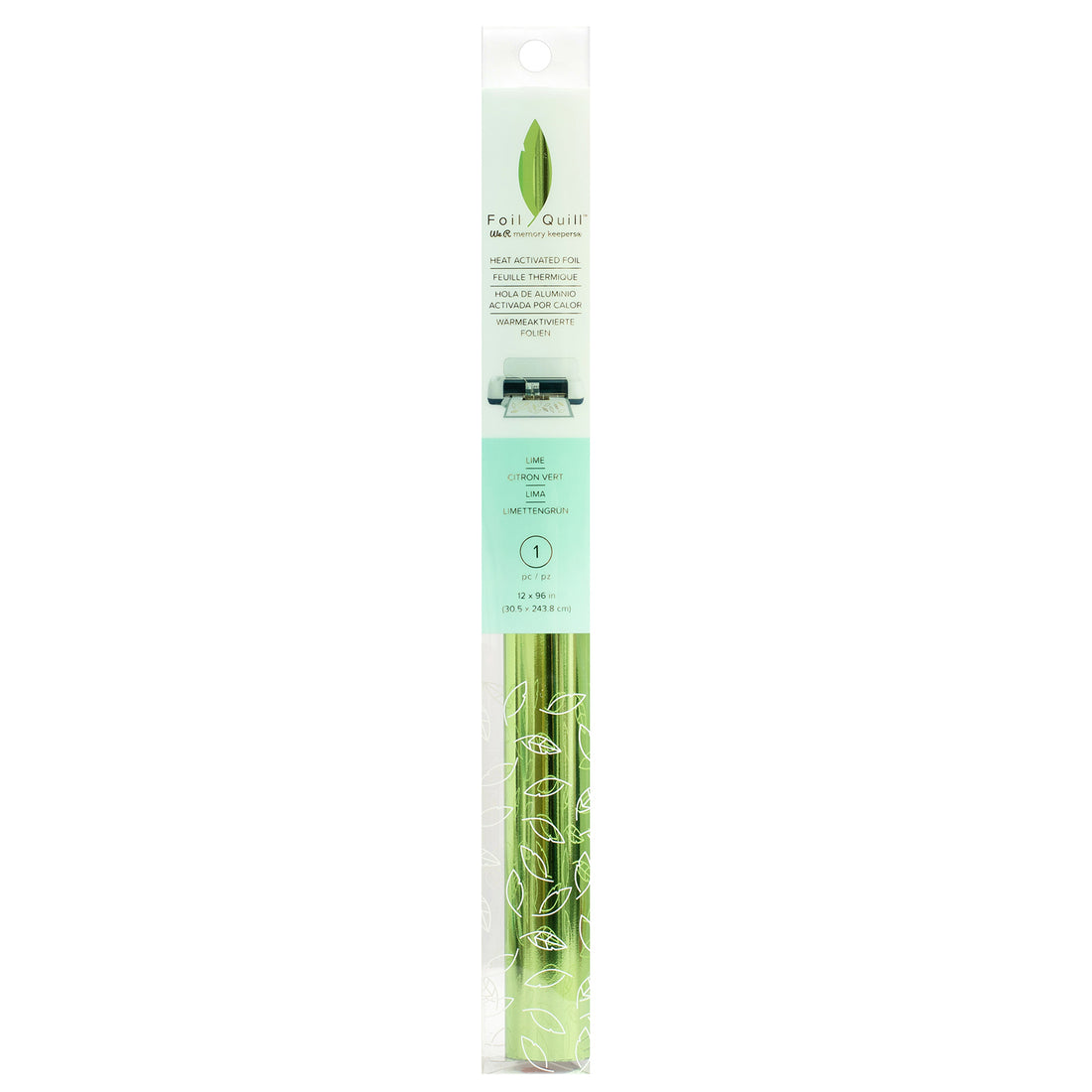 Heat Activated Foil Quill Lima / Aluminio Reactivo Verde Foil We R Memory Keepers