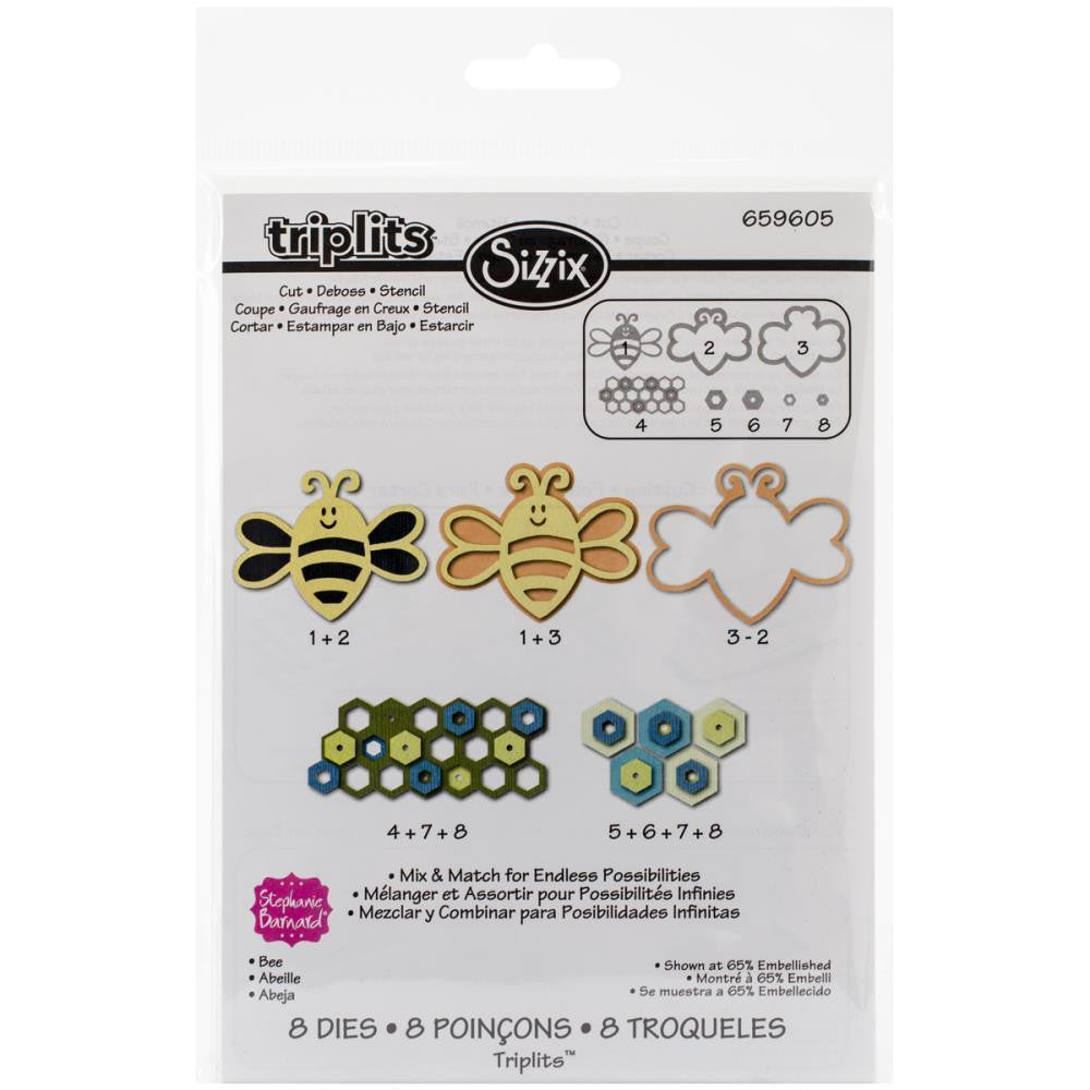 Bee Dies / Suajes de Corte de Abeja Descontinuado Sizzix