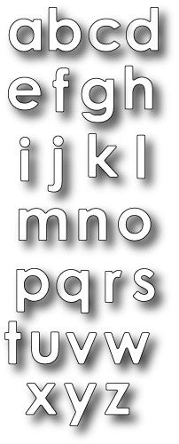 Parker Lowercase Alphabet Die / Suaje de Corte de Alfabeto Descontinuado Memory Box