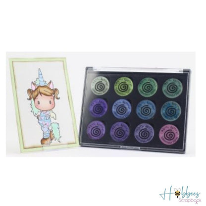 Cosmic Shimmer Watercolor Palette Set 10 / Acuarelas iridiscentes Acuarela Creative Expressions