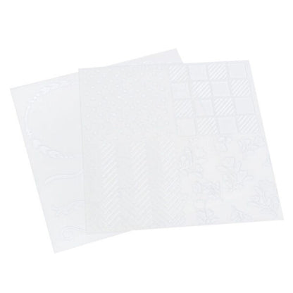 WeR Foil Quill Stencils Patterns / Esténcil Para Foil Quill Esténciles / Plantillas We R Memory Keepers