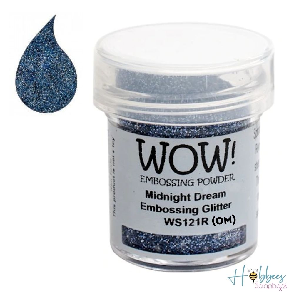 Midnight Dream Embossing Powder / Polvo de Embossing Medianoche Descontinuado Wow!