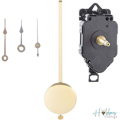 Pendulum Clock Movement 7" / Reloj de Péndulo con Movimiento Accesorios Walnut Hollow Non Wood