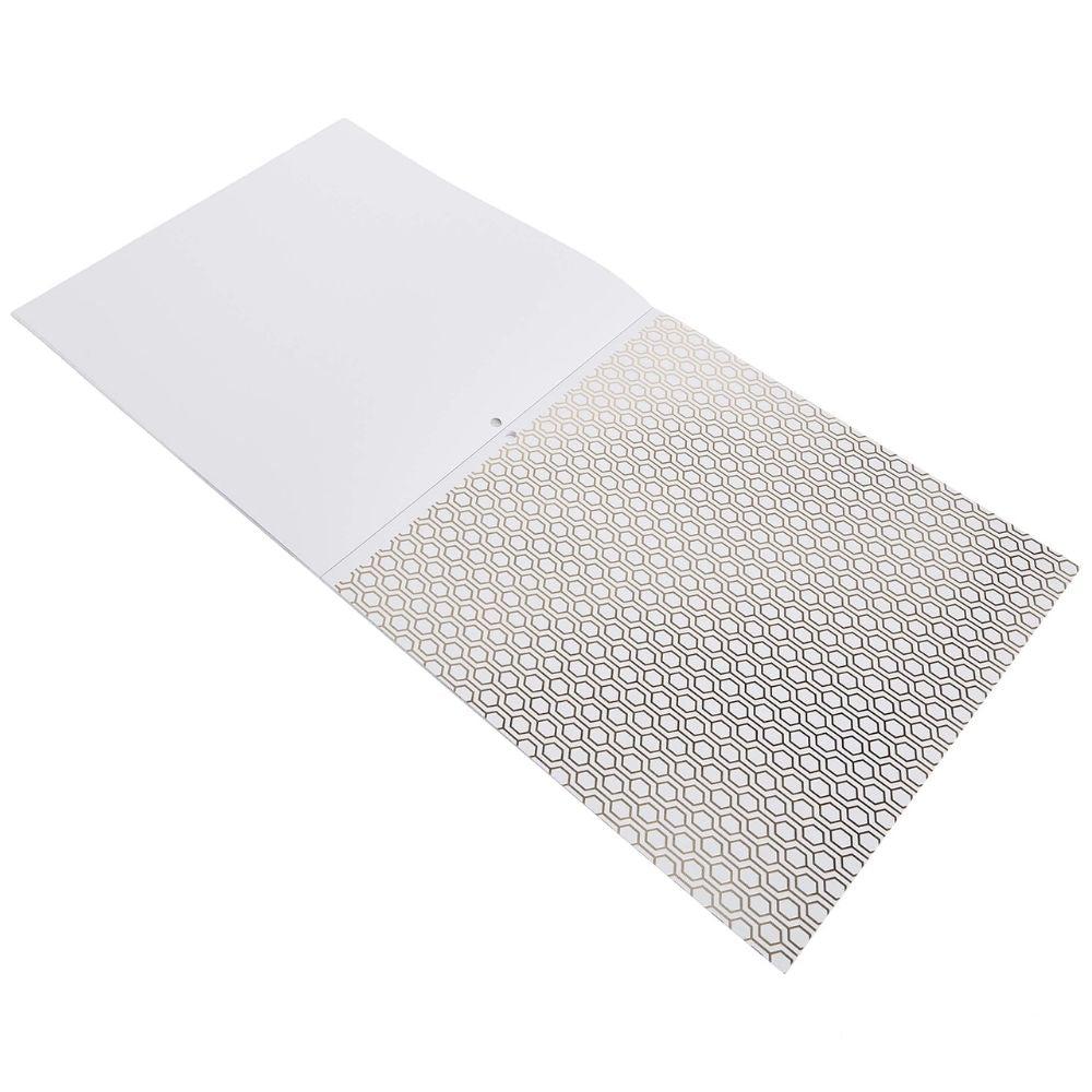 Cardstock Gold And White 12" / Block de Cartulina Dorado y Blanco Papel DCWV