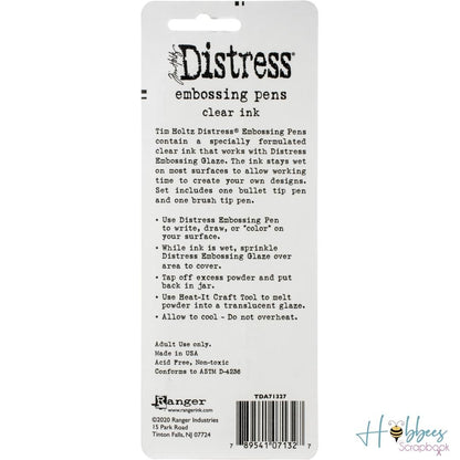 Distress Embossing Pen / Marcador para Embossing Transparente Descontinuado Ranger