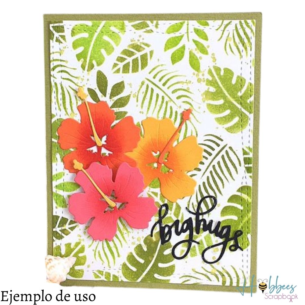 Suaje Flor de Hibiscus Dados de Corte / Suajes / Troqueles Hobbees