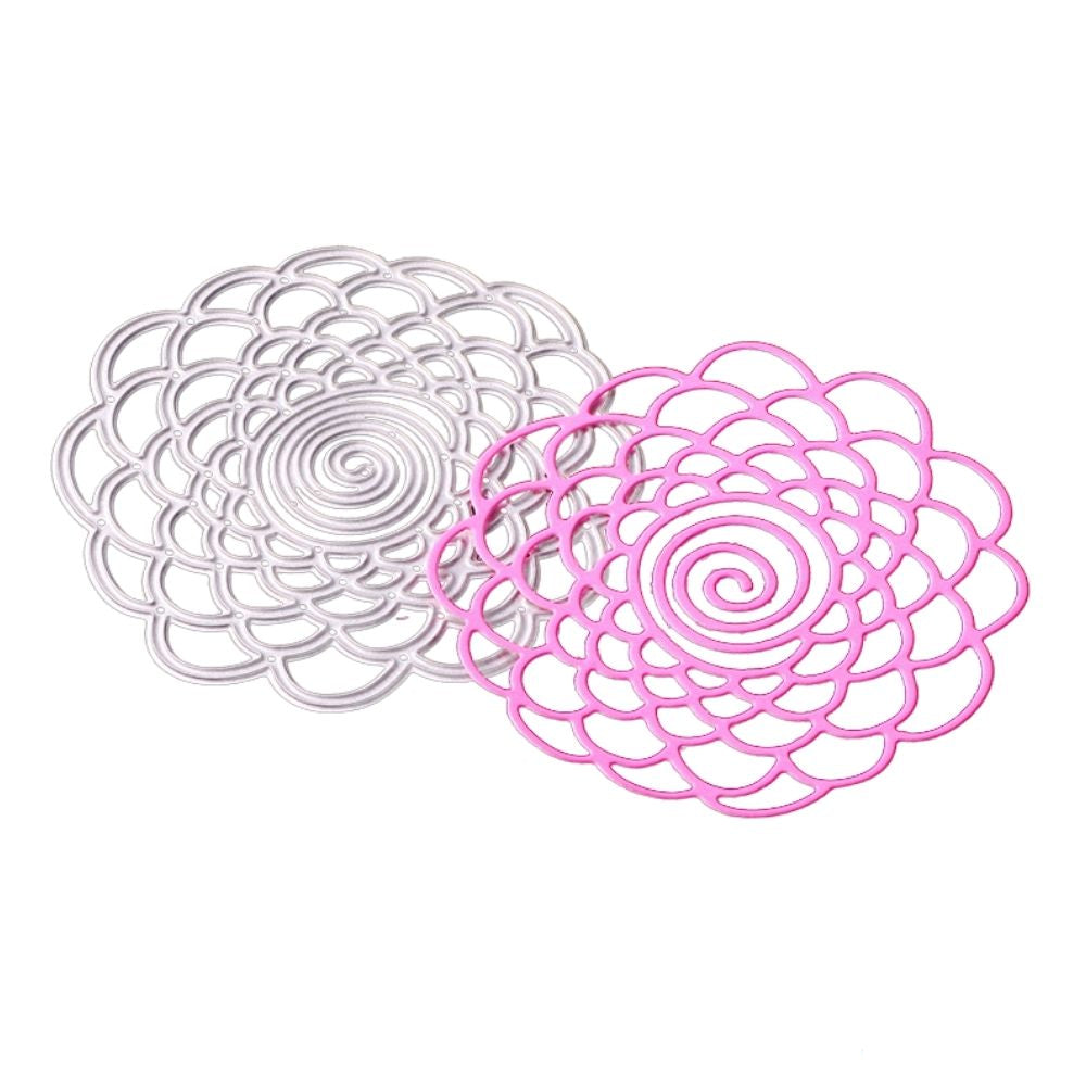 Suaje de Flor con Espiral Dados de Corte / Suajes / Troqueles Hobbees