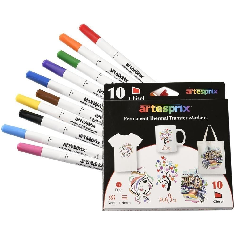 Iron-On-Ink Sublimation Markers / Marcadores para Sublimación Marcadores &amp; Plumones Artesprix