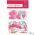 Heart and Flower Layered Accents / Adornos Adhesivos 3D Adornos / Embellishments K & Company