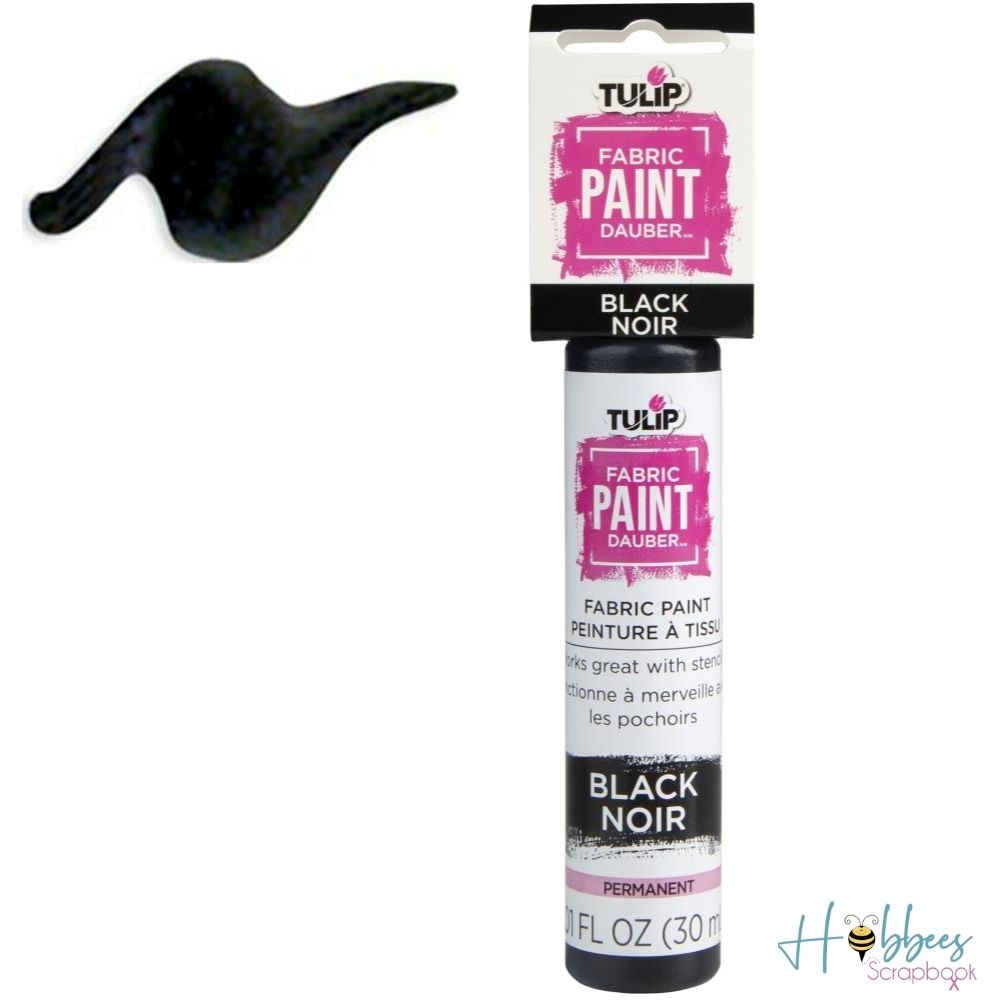 Tulip Fabric Paint Dauber Black / Pintura para Tela Negro Descontinuado Tulip