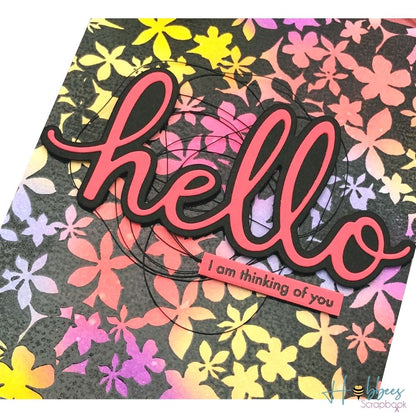 Die Mega Hello / Suaje de Hola Descontinuado Pinkfresh Studio