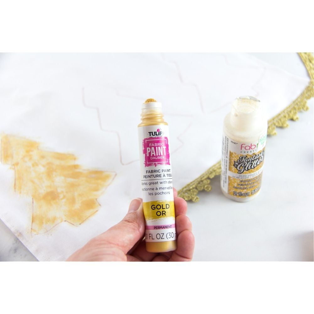 Tulip Fabric Paint Dauber Gold / Pintura para Tela Oro Descontinuado Tulip