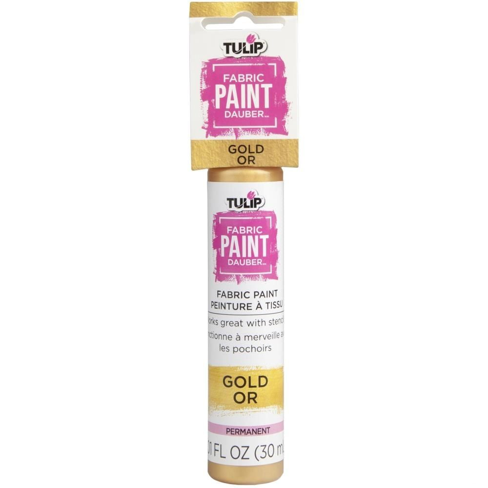 Tulip Fabric Paint Dauber Gold / Pintura para Tela Oro Descontinuado Tulip
