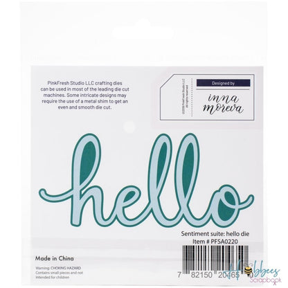 Die Mega Hello / Suaje de Hola Descontinuado Pinkfresh Studio