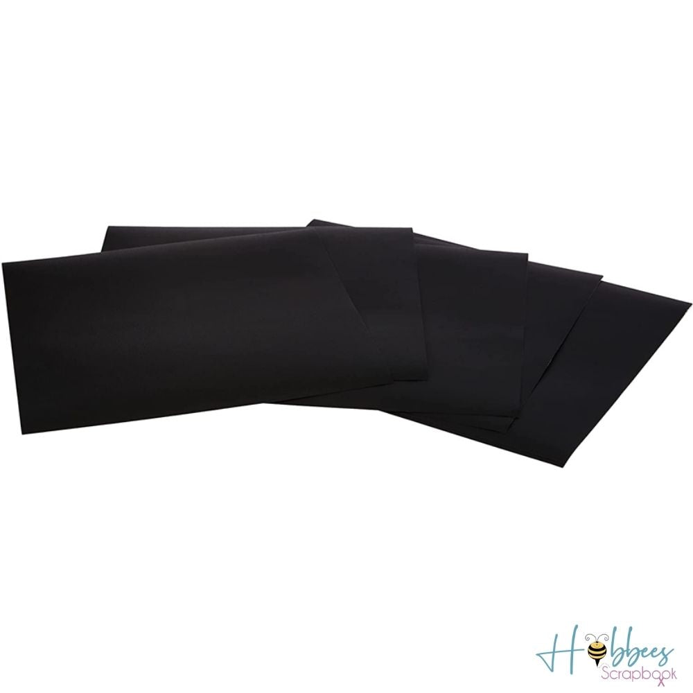 Black Cardstock Pack 12"  / Paquete de Cartulina Negra Papel American Crafts