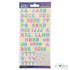 Bright Multi Dot Small Alpha / Estampas Alfabeto De Colores Estampas Sticko