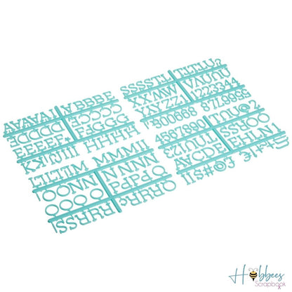 Teal 1" Letters / Letras Turquesa Para Tablero Accesorios DCWV