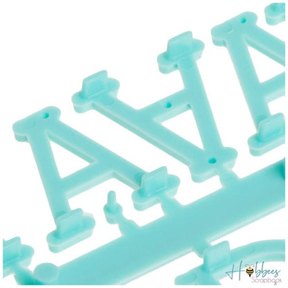 Teal 1" Letters / Letras Turquesa Para Tablero Accesorios DCWV