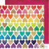 Paper Hearts Kaleidoscope / 1 Hoja de Papel Corazones Descontinuado Vicki Boutin