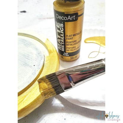 Glass Paint Gold / Pintura Para Vidrio Dorado Descontinuado DecoArt