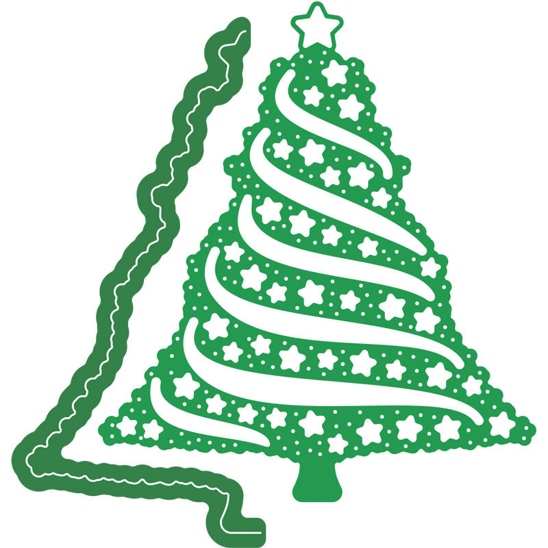 Suaje de Corte de Arbol de Navidad / Christmas Star Tree Dados de Corte / Suajes / Troqueles Cheery Lynn Designs
