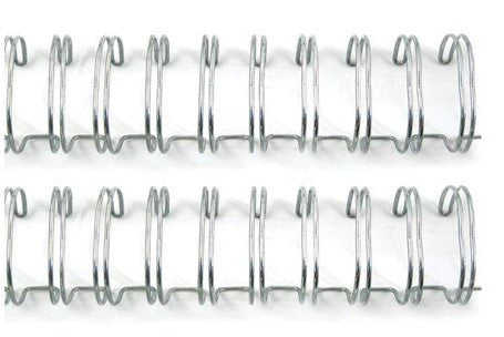 Cinch Bind Silver Wire 5/8"/ Arillos Metálicos para Engargolar Plateados Arillos para Engargolar We R Memory Keepers