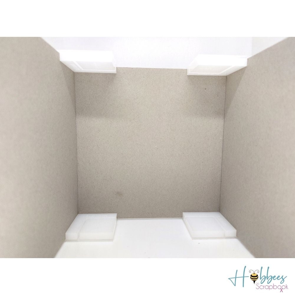 Esquineros Estabilizadores Para Cartonaje Acrílico Blanco Descontinuado Hobbees