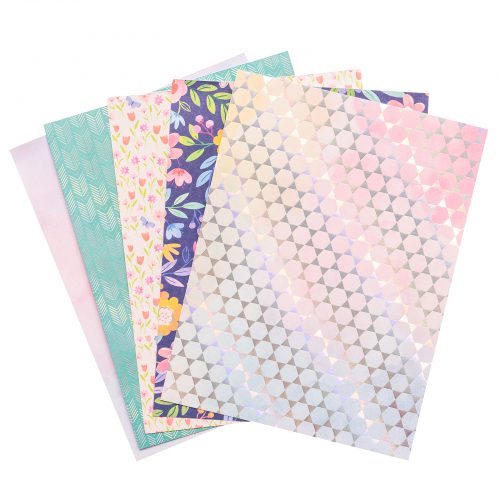 Bloom Street Paper Pad 6x8" / Block de Papel Floreciendo Papel Pink Paislee