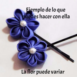 Plantilla para hacer flores de tela / Kanzashi Pointed petal small Descontinuado Clover