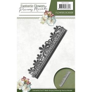 Flowers Border Die / Suaje de Borde Floral Dados de Corte / Suajes / Troqueles Precious Marieke