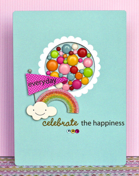 Pastel Mini Round Fasteners Adornos / Embellishments Creative Impressions
