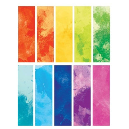 Bright Splash Cardstock / Block de Cartulina Colores Acuarela 12" Papel Colorbok
