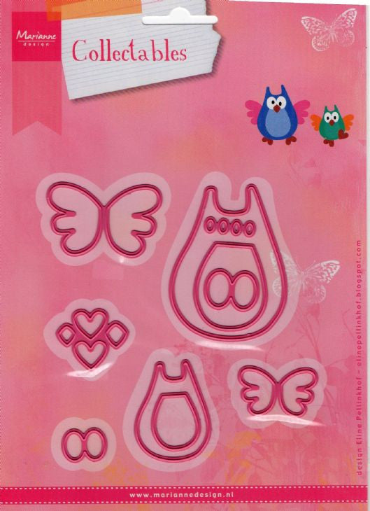 Suaje de Corte de Búho / Family Owl Descontinuado Marianne design