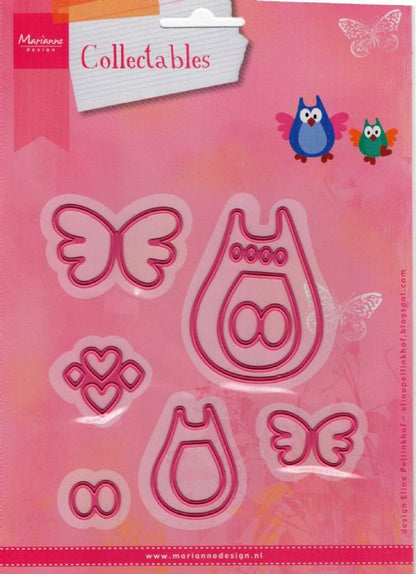 Suaje de Corte de Búho / Family Owl Descontinuado Marianne design