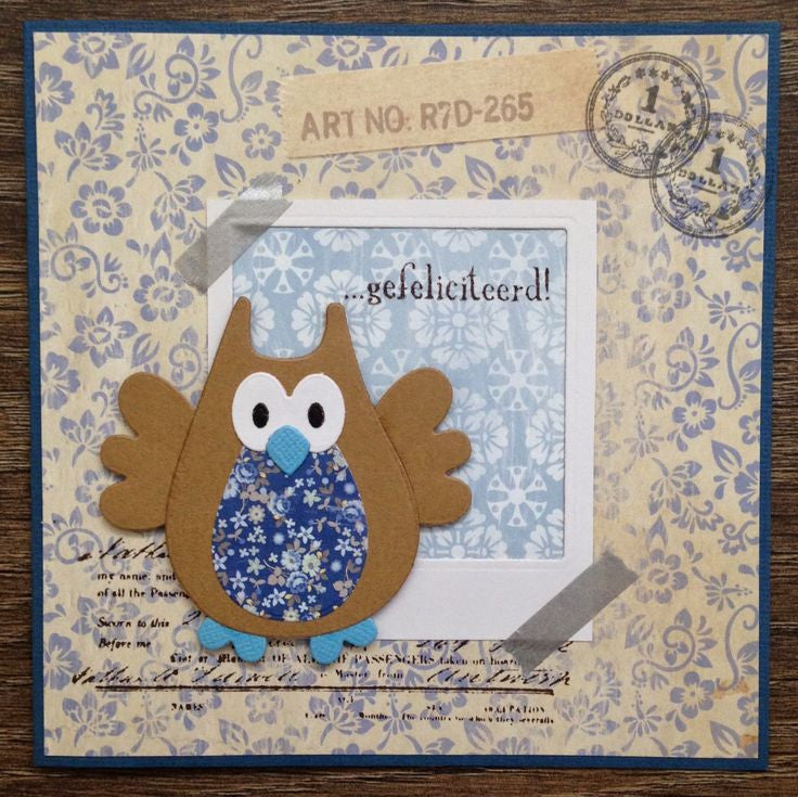 Suaje de Corte de Búho / Family Owl Descontinuado Marianne design
