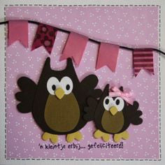 Suaje de Corte de Búho / Family Owl Descontinuado Marianne design