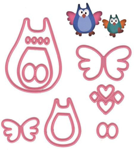 Suaje de Corte de Búho / Family Owl Descontinuado Marianne design
