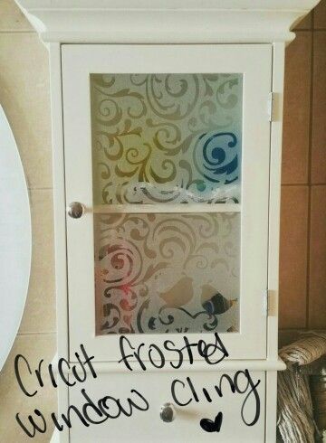 Frosted Window Cling / Vinil Para Esmerilar Vidrio  Cricut