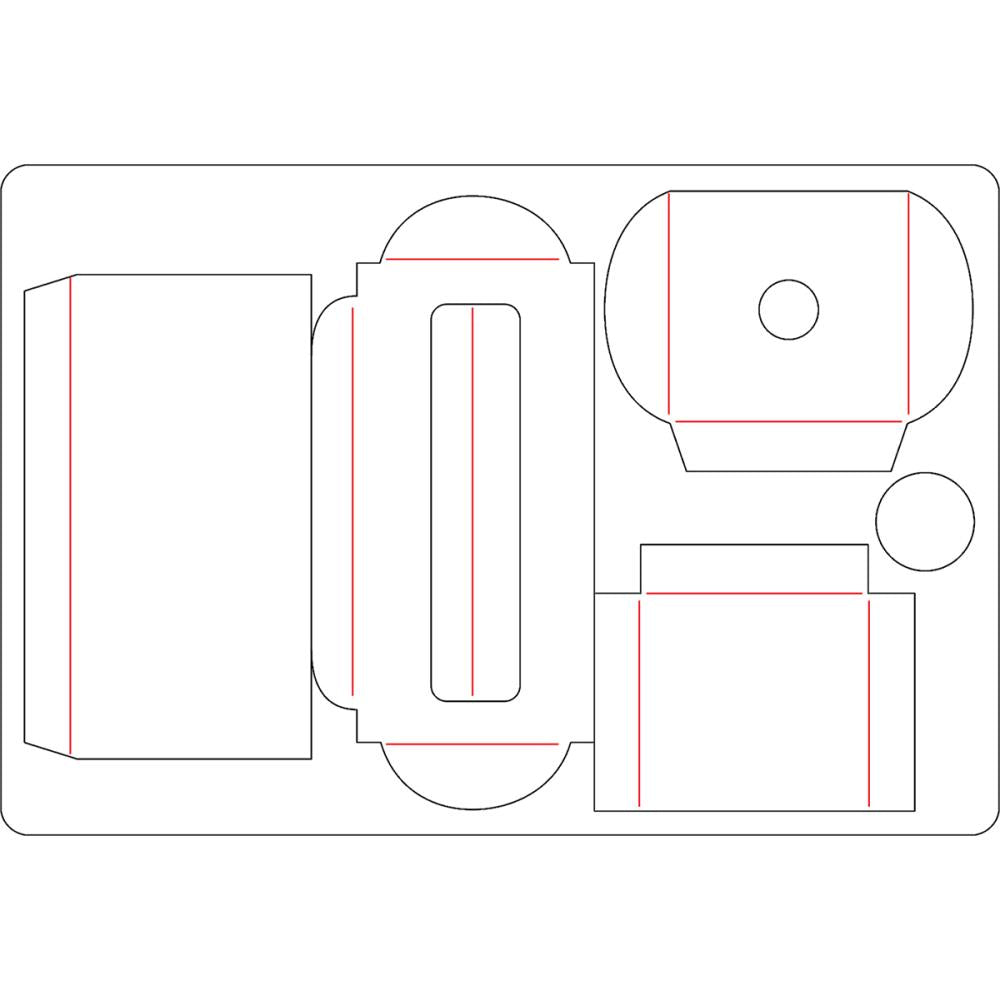 Bigz Washi Tape Box Die / Suaje de Caja para Washi Tape Descontinuado Sizzix