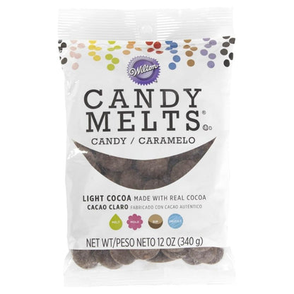 Candy Melts Light Cocoa / Hojuelas de Chocolate de Leche Descontinuado Wilton