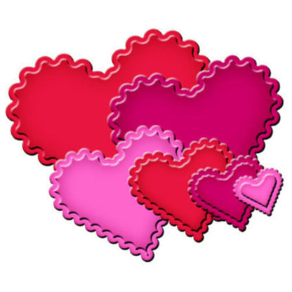 Suaje de Corte de Corazon Escalopado / Classic Scalloped Hearts Dados de Corte / Suajes / Troqueles Spellbinders