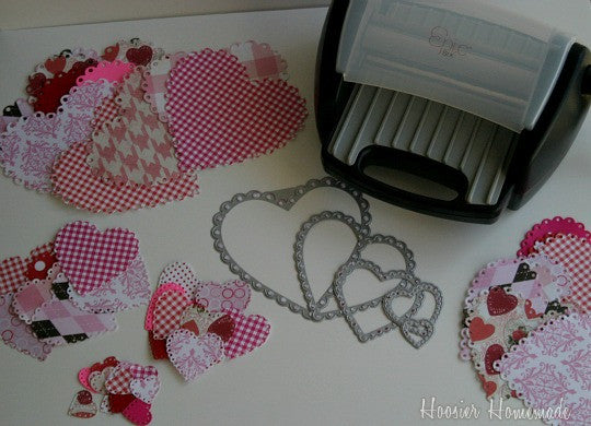 Suaje de Corte de Corazon Escalopado / Nesting Eyelet Hearts Descontinuado LifeStyle Crafts
