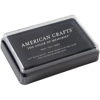 Black Quick Drying Pigment Ink / Tinta para Sellos de Secado Rápido Negro Descontinuado American Crafts
