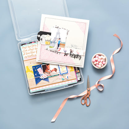 Translucent Plastic Storage / Organizador de Plástico Almacenamiento y Organización We R Memory Keepers