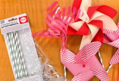 Pinwheel Attachments Pink /Accesorios Para Armar Rehiletes Descontinuado We R Memory Keepers