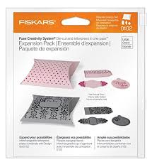 Fuse Large Design Plate Expansion Pack 2-Pkg Pillow Box / Paquete de Expansión Cajitas Almohada 2 pz Descontinuado Fiskars