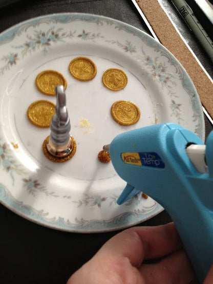 Mini Glue Sticks Gold Silver  / Barras de Silicón Mini Color Dorado y Plateado Descontinuado SureBonder
