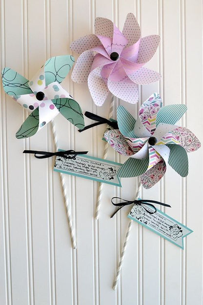 Pinwheel Attachments Pink /Accesorios Para Armar Rehiletes Descontinuado We R Memory Keepers