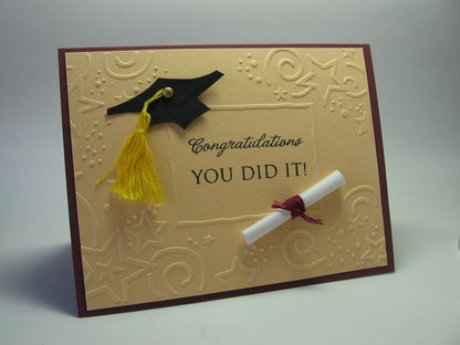 Graduation Theme Dies / Suaje y Realce Graduación Descontinuado Darice