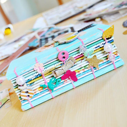 Paige Evans Book Binding Guide / Guía para Encuadernación Japonesa Rosa Descontinuado We R Memory Keepers